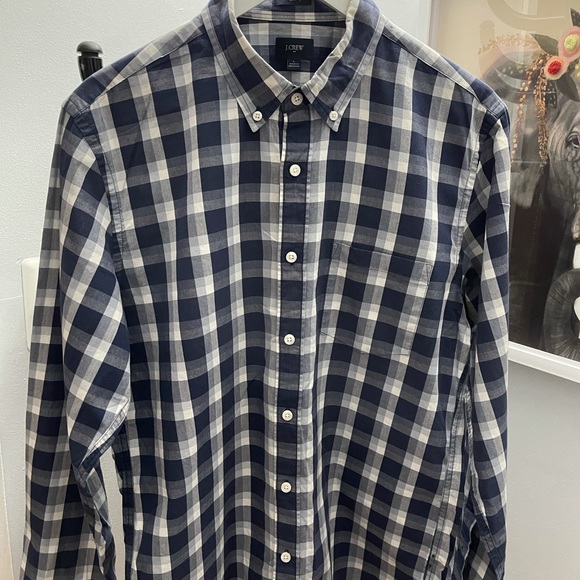 Men blue dress shirt - Picture 2 of 6